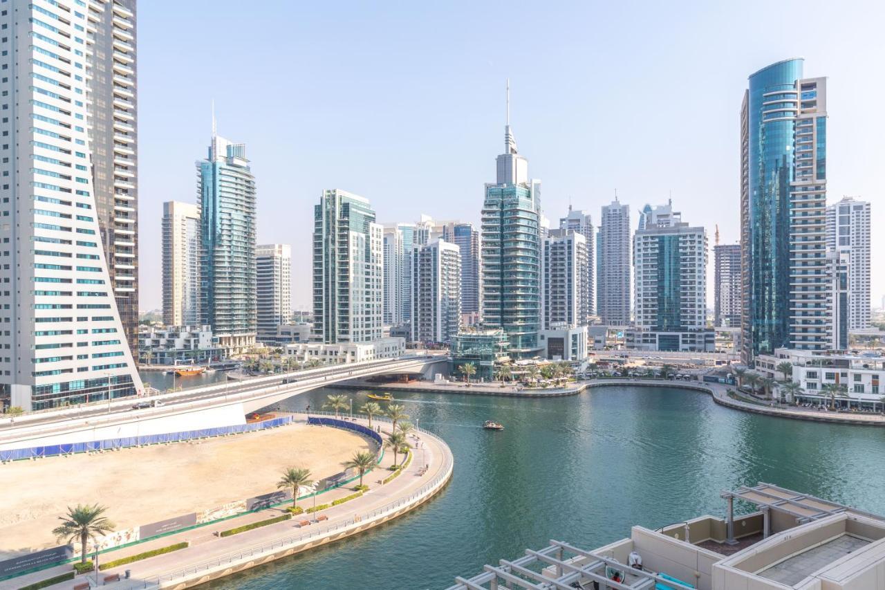 Nasma Luxury Stays - Pastel-Colored Apt With Jaw-Dropping Marina Views Dubai Eksteriør bilde