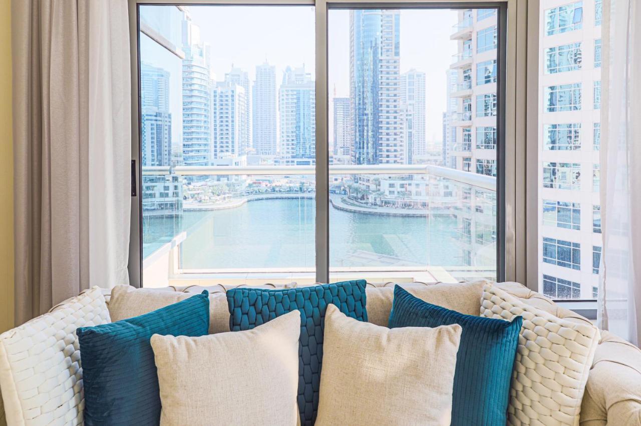 Nasma Luxury Stays - Pastel-Colored Apt With Jaw-Dropping Marina Views Dubai Eksteriør bilde
