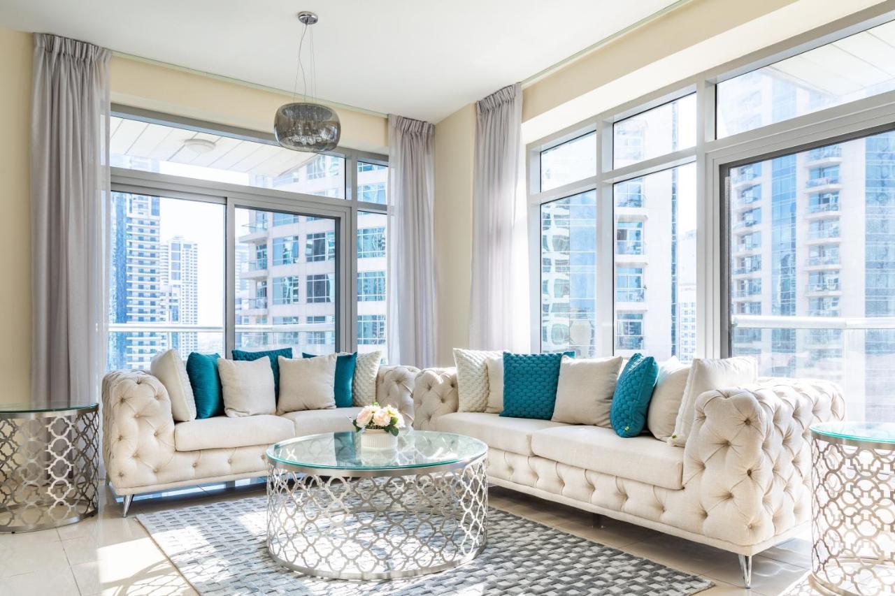Nasma Luxury Stays - Pastel-Colored Apt With Jaw-Dropping Marina Views Dubai Eksteriør bilde